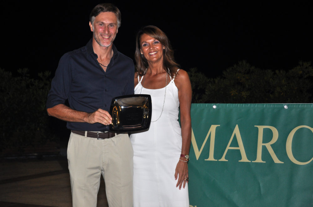 Paolo Tresoldi, primo classificato Singola Parziale Gener. 1° Categoria Netto Medal, e Elena Fiorentini 