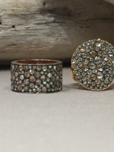 anelli collezione Samarcanda Gioielli diamanti brown e bianchi