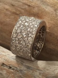 anello diamanti, taglio antico